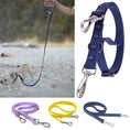 Load image into Gallery viewer, 5ft waterproof dog leash with dual clips – Bee N Buu (Blue)