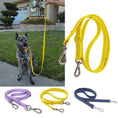 Load image into Gallery viewer, Durable dual hook leash in blush pink – 5 foot length (Yellow)