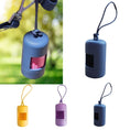 Load image into Gallery viewer, Durable dog poop bag container clipped to leash (Blue)