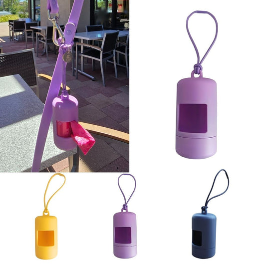 Lightweight dog waste bag dispenser in purple (Purple)