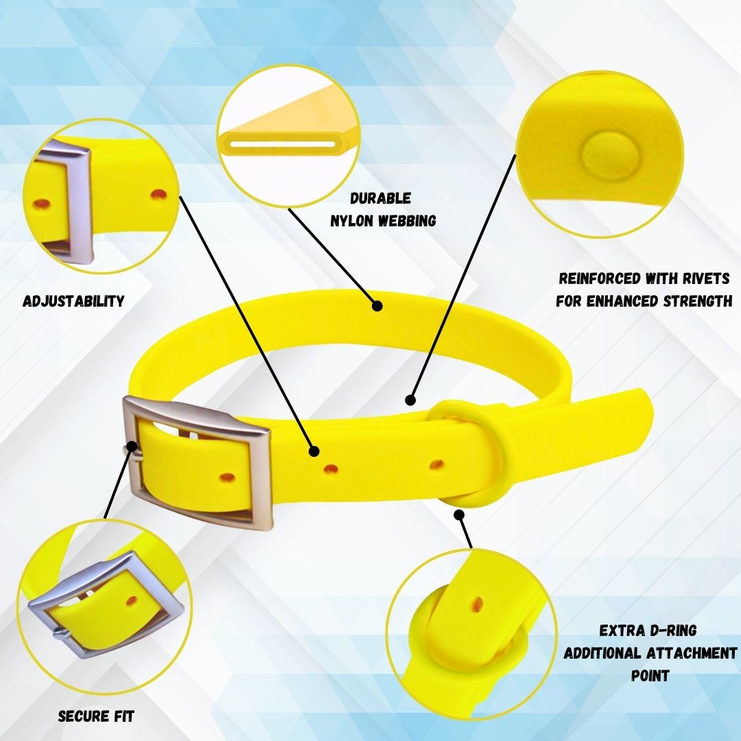 Dog collar (Yellow)