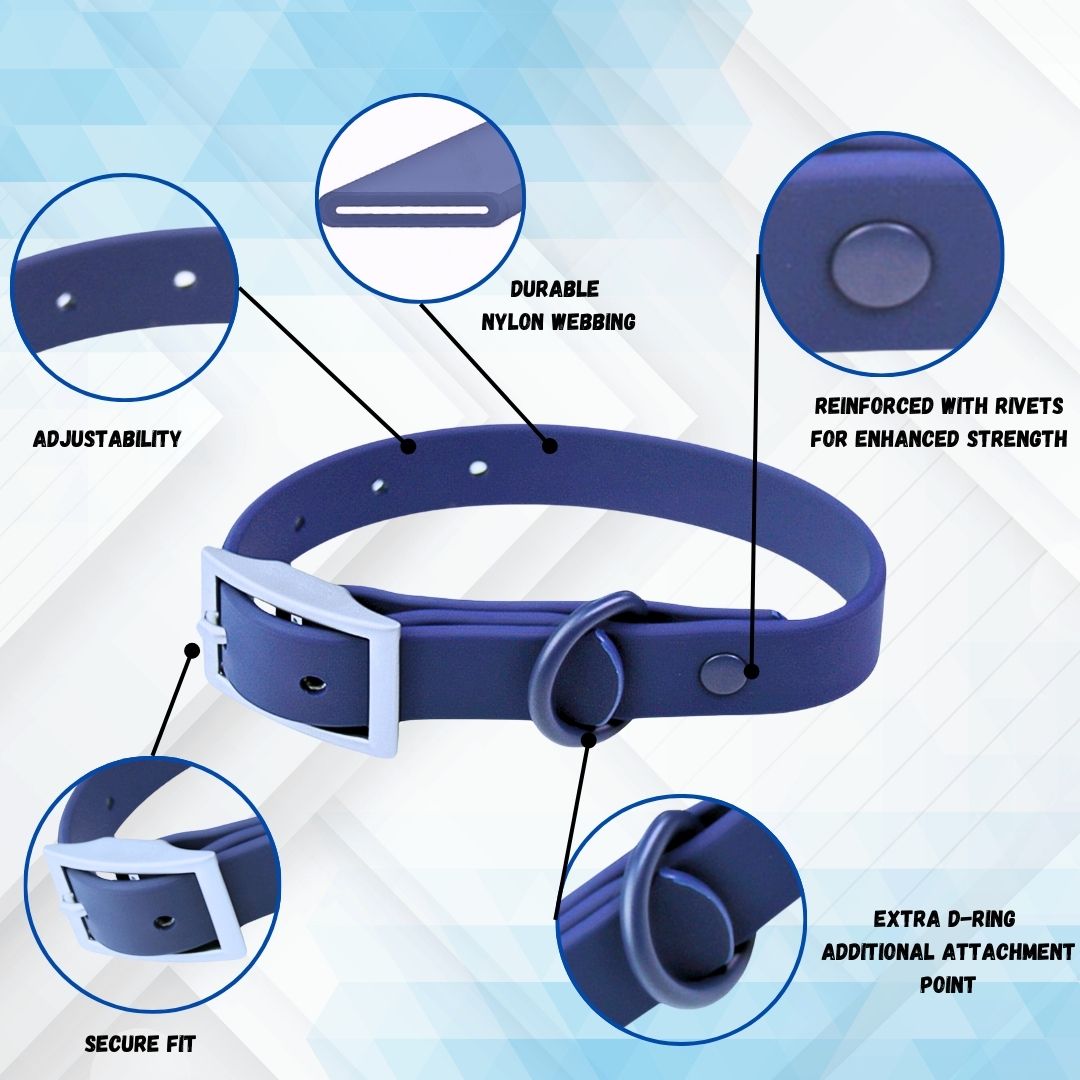 Dog collar (Blue)